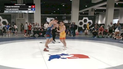 60 kg Cons. Quarters - Dean Peterson, Hawkeye Wrestling Club vs Dylan Koontz, Titan Mercury Wrestling Club (TMWC)