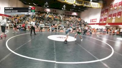 132B Semifinal - Damien Taylor, Lincoln Middle School vs John Sitz, Cody Middle School