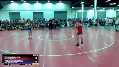 97 lbs Round 2 (8 Team) - Westin Pollock, Oklahoma Red vs Trevor Eggleston, New York Gold