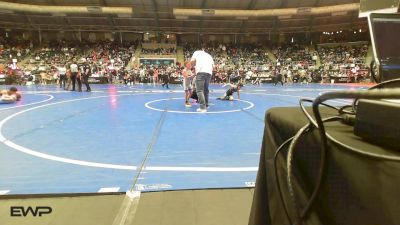 52 lbs Round Of 32 - Kai Parker, Alpha Elite vs Cainen Sitzman, Tulsa Blue T Panthers