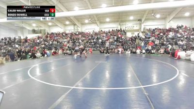 144 lbs Cons. Sub-rd Of 16 - Caleb Wallis, Viewmont vs Renzo Rowell, Corner Canyon