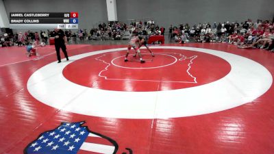 132 lbs Jamiel Castleberry, Illinois Freestyle vs Brady Collins, Wisconsin Red