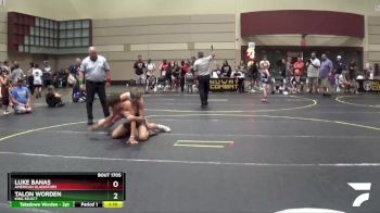 140 lbs Quarterfinal - Luke Banas, American Gladiators vs Talon Worden, King Select