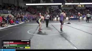 265 lbs Quarterfinal - Hunter Diederich, Jr Wildcats vs Hunter Bush, Coffeyville