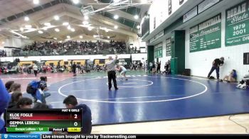 132 lbs Semifinal - Gemma LeBeau, Eagle vs Kloe Fogle, Syringa