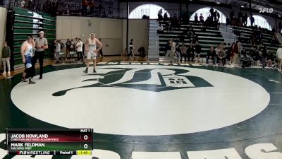 285 lbs Semifinal - Jacob Howland, Christian Brothers Academy(NJ) vs Mark Feldman, Malvern Prep