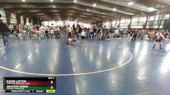 105 lbs Cons. Semi - Grayson Skeem, Fremont Wrestling vs Kadge Layton, True Grit Wrestling Club