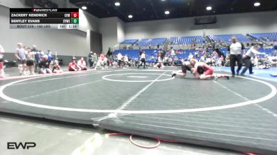 160 lbs Rr Rnd 1 - Zackery Kendrick, Cyclone Youth Wrestling vs Bentley Evans, Searcy Youth Wrestling Club
