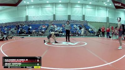 150 lbs Round 3 (6 Team) - Alejandro Alvarez Jr, Portage Wrestling Club vs Grady Wafford, HSE Wrestling Club