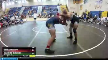 195 lbs Round 6 (8 Team) - Teagan Nelson, Team Barracuda vs Isaiah Schevchook, AP X Kame