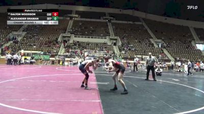 7A 150 lbs Champ. Round 1 - Alexander Braman, Enterprise HS vs Dalton Woodson, Central