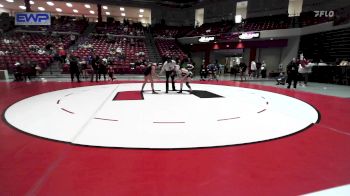 105 lbs Semifinal - Ella Langham, Mustang High School Girls vs Nylley Miller, El Reno High School Girls