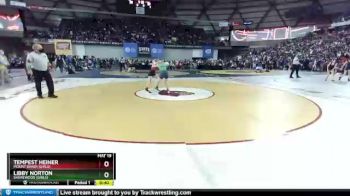 Cons. Round 2 - Libby Norton, Shorewood (Girls) vs Tempest Heiner, Mount Baker (Girls)