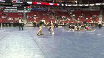 2A-285 lbs Quarterfinal - Evan Sorensen, Atlantic vs Trenton Davies, Williamsburg