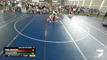 72 lbs Cons. Round 4 - Sage Wagstaff, Evanston Elite Wrestling vs Atticus Fitch, Northside Wrestling Club