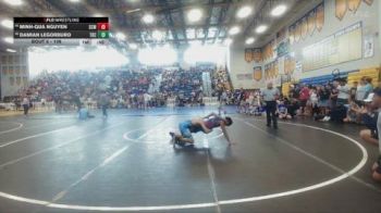 106 lbs Cons. Round 3 - Damian Legorburo, Christopher Columbus High School vs Minh-Qua Nguyen, Palm Harbor University