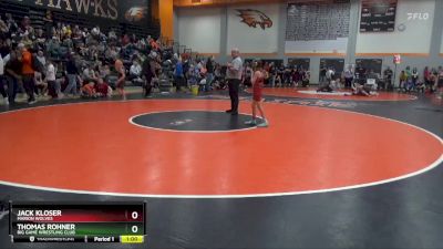 65 lbs Round 5 - Jack Kloser, Marion Wolves vs Thomas Rohner, Big Game Wrestling Club