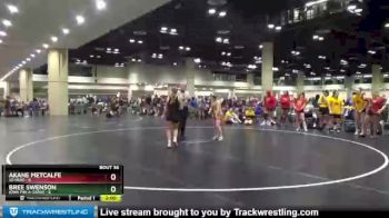 107 lbs Round 8 (10 Team) - Bree Swenson, Iowa Pin-A-Sarus vs Akane Metcalfe, SD Heat