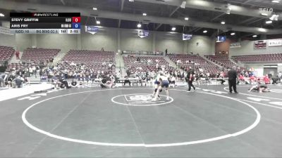 124 lbs Round 2 (6 Team) - Stevy Griffin, Iowa Lakes CC vs Aris Fry, Big Bend Community College