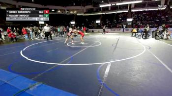 Girls 135 lbs Champ. Round 2 - Kinsey Christoph, Omak (Girls) vs Nevaeh Tantoco, Kent Meridian (Girls)