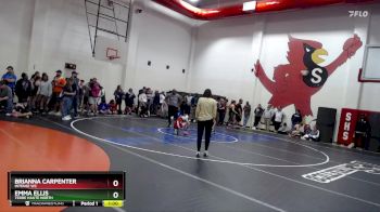 100 lbs Cons. Round 3 - Brianna Carpenter, Intense WC vs Emma Ellis, Terre Haute North