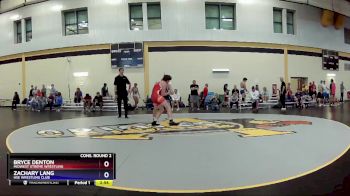 152 lbs Cons. Round 2 - Bryce Denton, Midwest Xtreme Wrestling vs Zachary Lang, HSE Wrestling Club