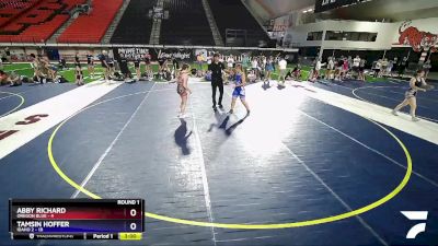 130 lbs Round 1 (16 Team) - Abby Richard, Oregon Blue vs Tamsin Hoffer, Idaho 2