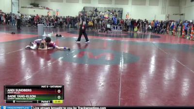 70 lbs Round 2 - Sadie Yang-Elson, Summit Wrestling Academy vs Andi Sundberg, Sioux Valley