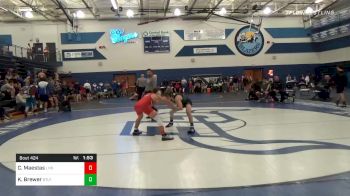 126 lbs Semifinal - Camden Maestas, Lansing vs Khyler Brewer, Staley