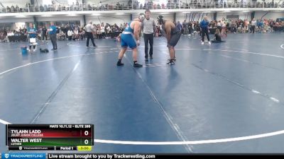 Elite 285 lbs Champ. Round 2 - Tylahn Ladd, Joliet Junior College vs Walter West, Luther