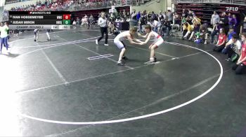 105 lbs Champ. Round 2 - Ivan Hoegemeyer, Wrestling With Character vs Judah Miron, Hawks Wrestling Club (Lincoln)