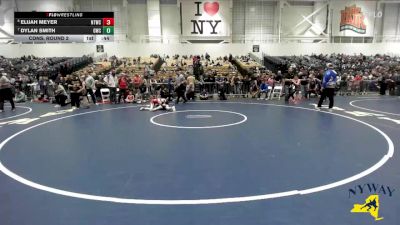 90 lbs Cons. Round 2 - Dylan Smith, Gouverneur Wrestling Club vs Elijah Meyer, North Tonawanda Wrestling Club