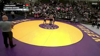 4A 100 lbs Cons. Round 2 - Catherine Martinez, Sky View vs Krista Hodges, Uintah