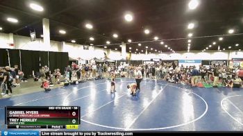 58 lbs Round 5 - Gabriel Myers, LV Bear Wrestling Club (Spring vs Trey Merkley, Uintah Utes