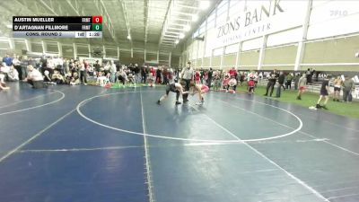 120 lbs Cons. Round 2 - Austin Mueller, Dean Morgan vs D`Artagnan Fillmore, Wasatch Wrestling Club