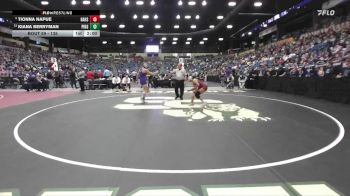 135 lbs Champ. Round 1 - Tionna Napue, Hays Hs vs Kiana Berryman, Pittsburg HS