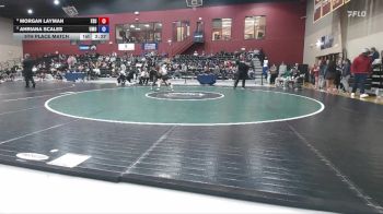 117 lbs 5th Place Match - Morgan Layman, Frostburg State vs Ahriana Scales, Mount Olive