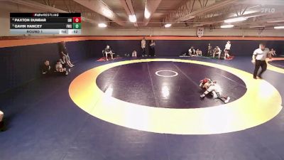 50-53 lbs Round 1 - Paxton Dunbar, Uintah Wrestling vs Gavin Hancey, Fremont Wrestling Club