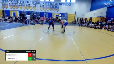 165 lbs Round 5 (8 Team) - Jestin Serrano, Attack WC vs Dylan Leamon, Buchholz