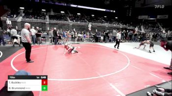 78 lbs Quarterfinal - Tucker Buckley, Bozeman WC vs Brayson Brummond, Windy City WC