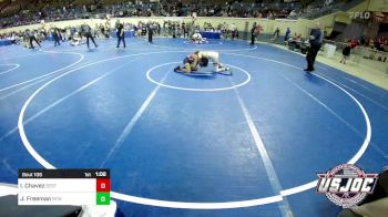 106 lbs 3rd Place - Izayiah Chavez, Best Trained Wrestling vs Javon Freeman, Bristow Youth Wrestling