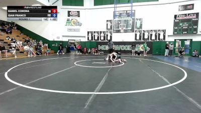 120-126 lbs Round 1 - Daniel Corona, Rio Grande vs Gian Franco, Franklin High School