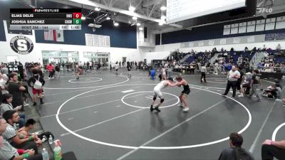 144 lbs 1st Place Match - Elias Delis, 951 Wrestling Club vs Joshua Sanchez, Chaparral High School Wrestlin