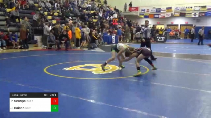 Rob Sentipal 87 lbs Consolation - Parker Sentipal, Burgettstown vs Jonathan Baiano ...