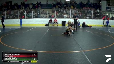 67 lbs 5th Place Match - Palmer Smith, Michigan Revolution vs Justice Jackson, Waverly Lions