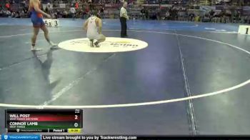 195 lbs Cons. Round 2 - Connor Lamb, West Fargo vs Will Post, West Fargo Sheyenne