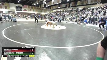138 lbs Cons. Round 3 - Luis Acosta - Tackett, Frontier vs Sergio Escobar, Bakersfield