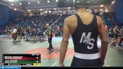 132 lbs Cons. Round 7 - Brycen Arbogast, Benedictine College Prep vs Jack Zaleski, Middletown South