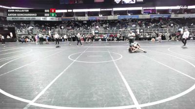 133 lbs 5th Place - John Hollister, Rangers vs Anton Goncharenko, Bonhomme Wrestling
