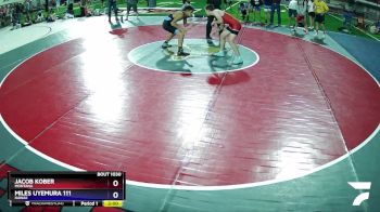 130 lbs Champ. Round 1 - Jacob Kober, Montana vs Miles Uyemura 111, Hawaii